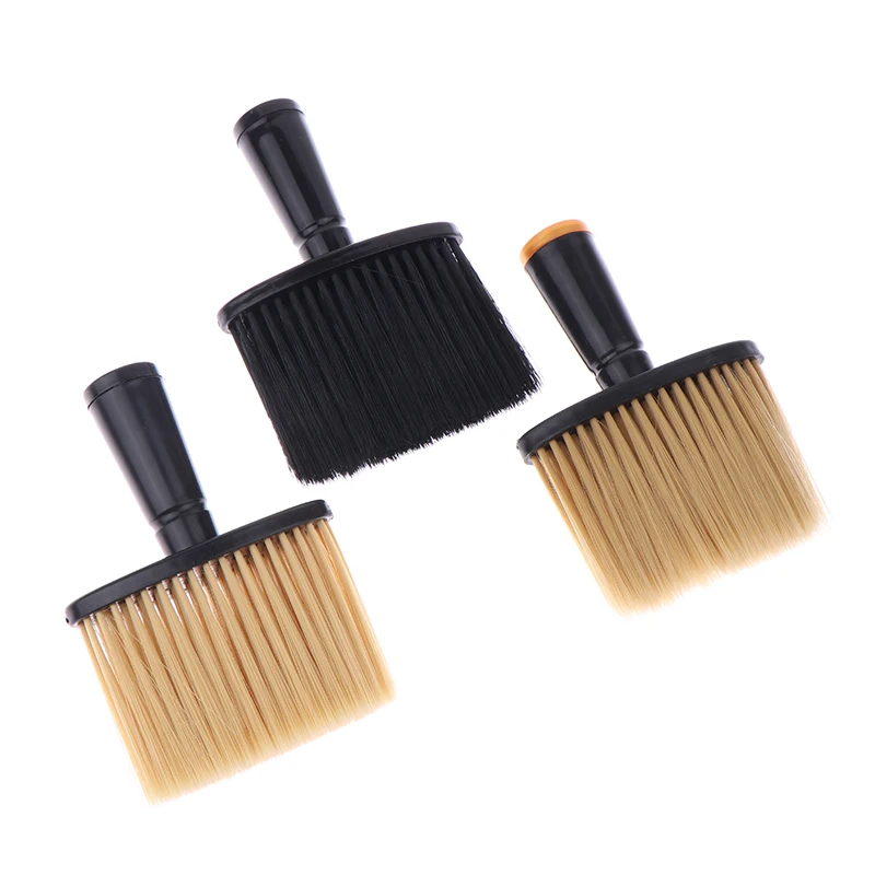 Soft Hair Broken hair brush Neck Hairdressing Hair Cutting Cleaning Brush For Barber Salon Hairdressing Styling Barber Tools