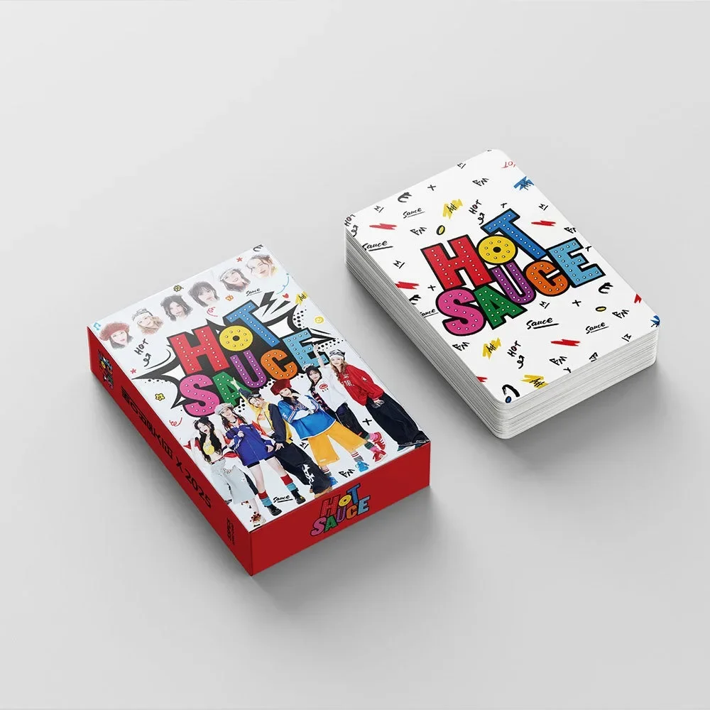 55 قطعة/المجموعة/المجموعة Kpop Girl Group ألبوم جديد الساخن الحصير لومو بطاقة مرحبا الوحش صور بطاقة 1st الذكرى بطاقة لومو لهدايا الطلاب #6