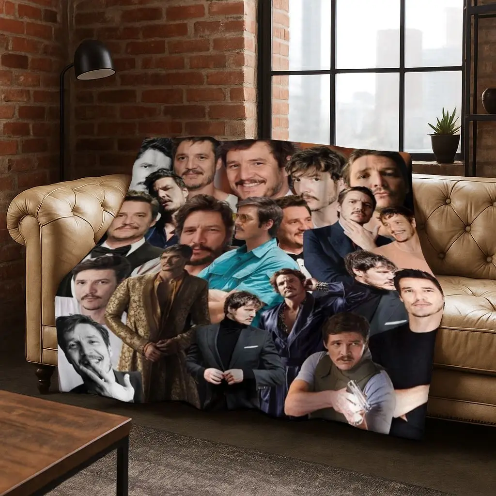 ثلاثية الأبعاد خوسيه بيدرو بالمسيدا باسكال ستار الفانيلا بطانية لينة بطانية دافئة لغرفة النوم غرفة المعيشة السرير السفر التخييم نزهة هدية