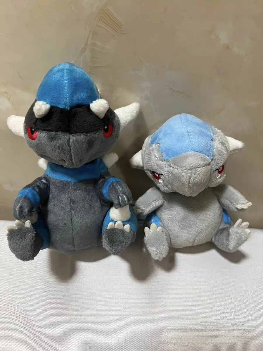 Japanese Pokemon Fit/Palm Series Cranidos and Rampardos Plush Toys Dolls Children Birthday Christmas Gifts Tabletop Decoration