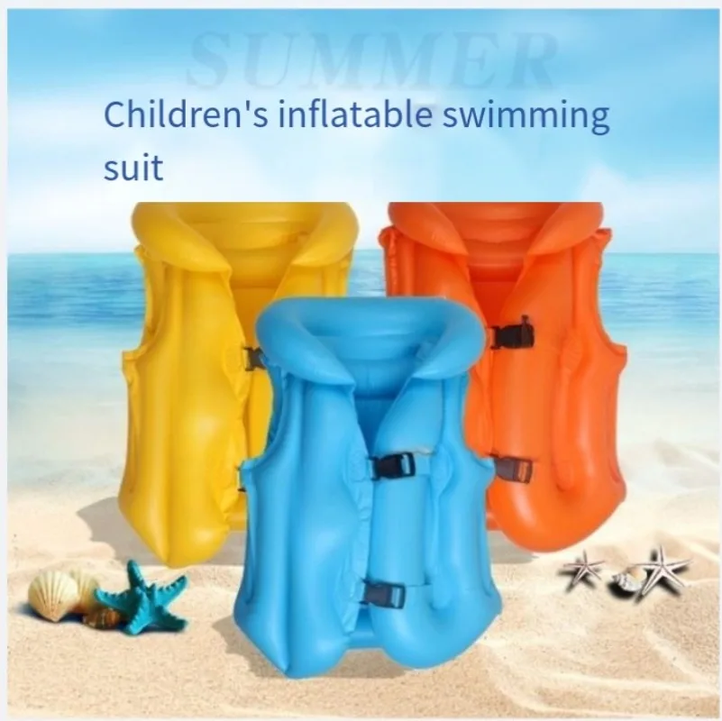Kids Inflatable Swimming Buoyancy Vest Beginner Swim Aid