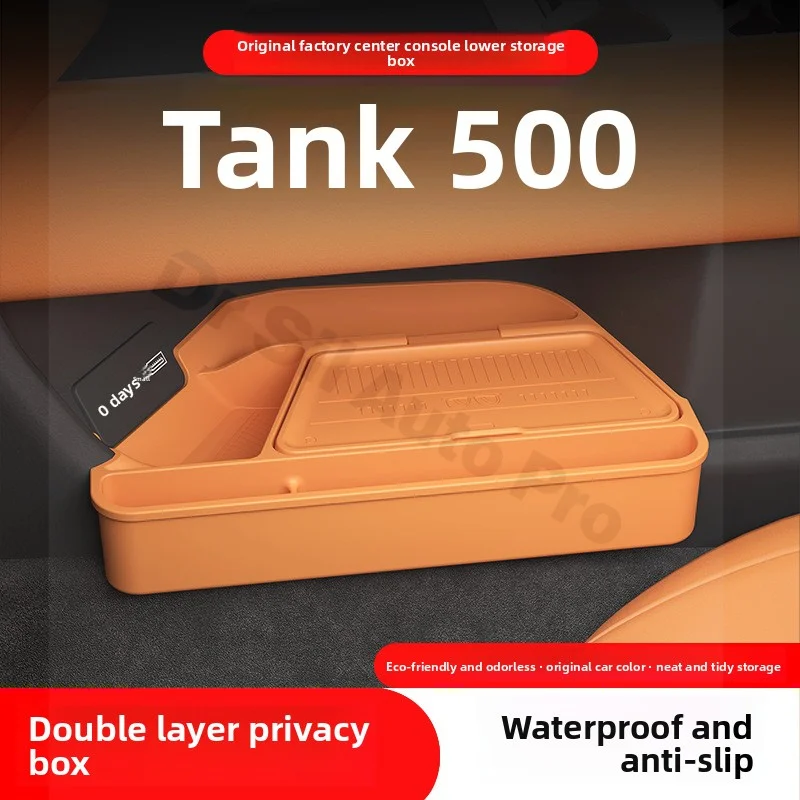 For Tank 500 2026 Car Silicone Storage Box Central Console Eyeglasses Holder Interior Modification Accessories Parts