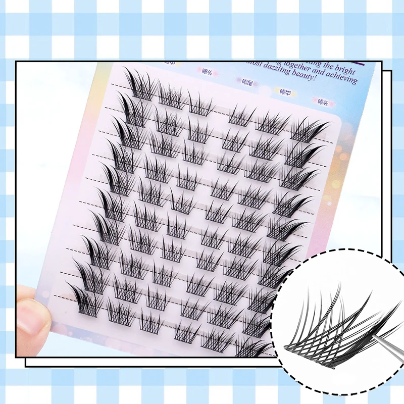Eyelashes Fox Series Single Clusters False Eyelashes Eyes Fluffy Natural Thick Curl Beauty Daily Makeup Create Comic Eyes.~