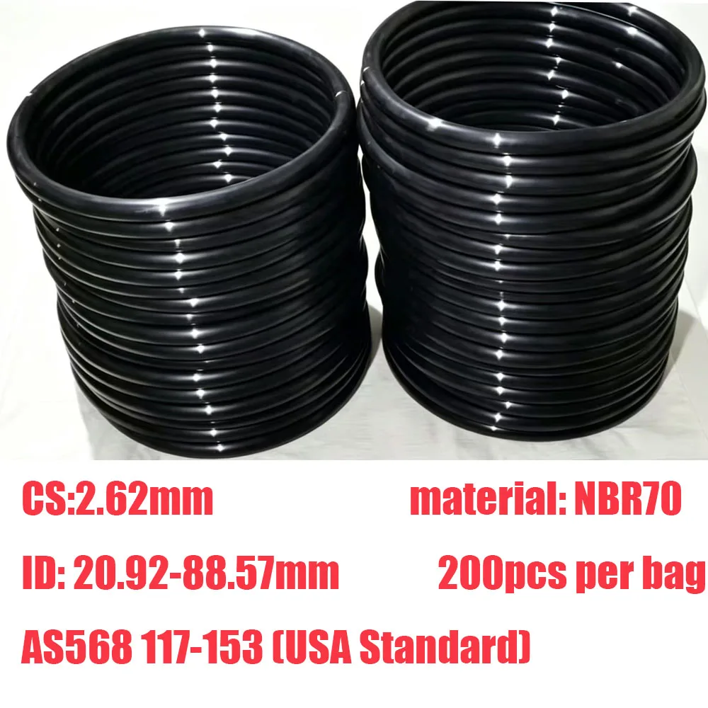 O ring   rubber ring CS2.62 ID 20.29 21,89 23.47 25.0726.64 55.25 56.82 58.42 59.99 61.6