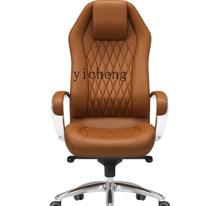 

XL Executive Chair Reclining Leather Office Chair Comfortable Long Sitting Computer Chair