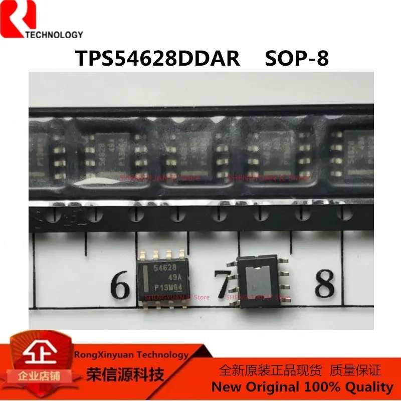 TPS54628DDAR 54628 SOP-8 TPS54628DDA TPS54628 4.5V to 18V Input, 6-A Synchronous Step-Down Converter with Eco-mode™ 100%new