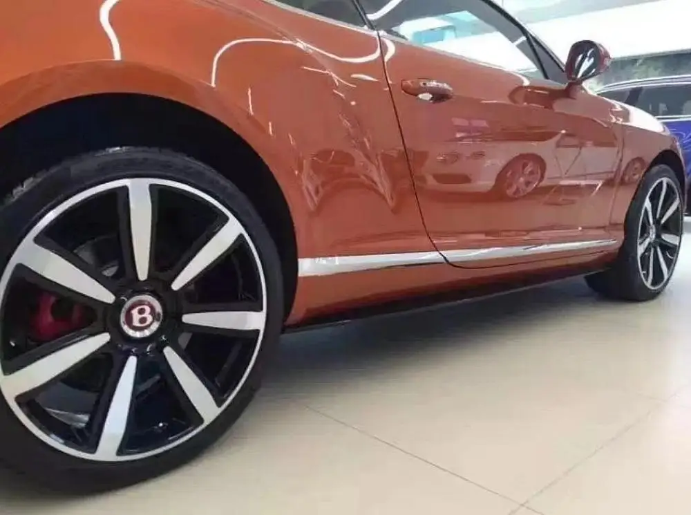 

Upgrade Body Kit for 12-14 Bentley Continental GT Models Carbon Fiber Side Skirt & Door Sill Brand New Condition