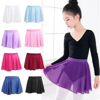 Ballet Skirt Girls Dancing Toddler Kids Dance Chiffon Skirt Elastic Waist Short Dance Skirt for Girls Tutu for Ballet
