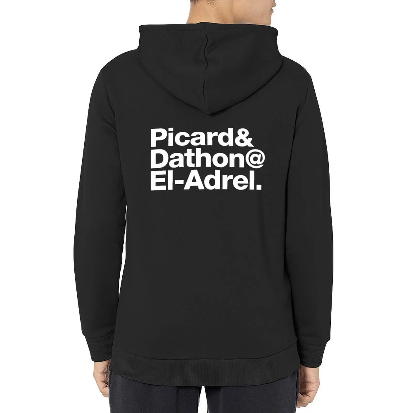 

Star Trek: The Next Generation Picard & Dathon At El-Adrel Logo Hoodie blouse men's sweat-shirt set clothes for men tracksuit