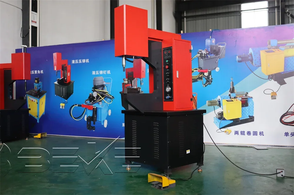 BEKE Pneumatic Press Rivet-less Riveting Clinching Machine