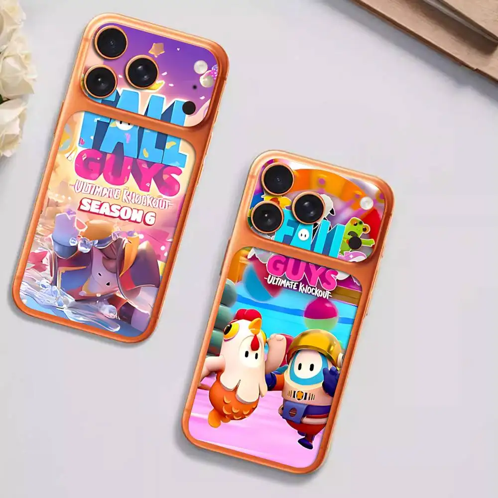 

Game F-Fall G-Guys Cartoon Back Protective Decal Skin Wrap Sticker For IPhone 17 Pro 17 Pro Max