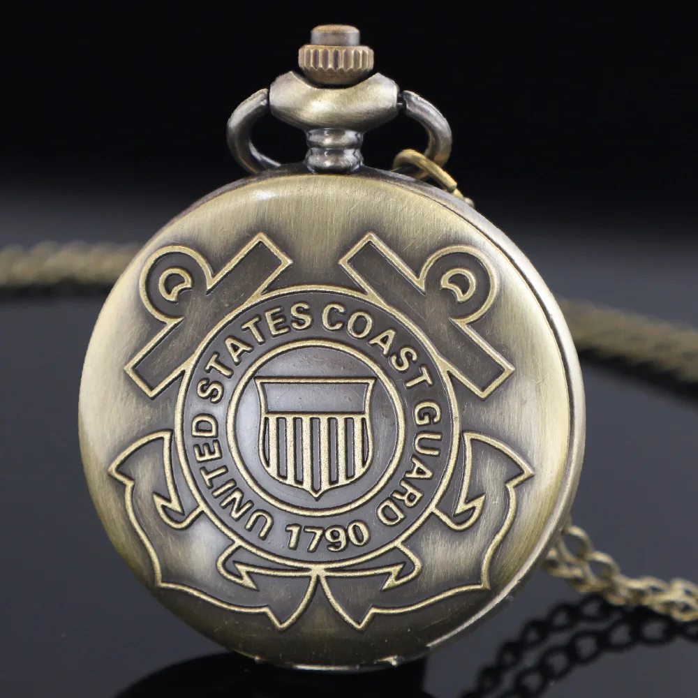 Ретро бронзовые кварцевые карманные часы со США 1790, женские часы с ожерельем и цепочкой, лучшие подарки для мужчин, лучший сувенир