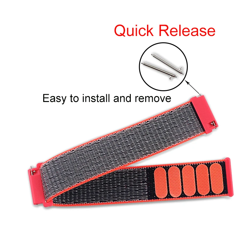 Woven Nylon Wrist Strap For Garmin Vivomove Sport Venu 2 Plus Bracelet For Vivo WATCH 2 Xiaomi S1 TicWatch GTK GTA Watchband New