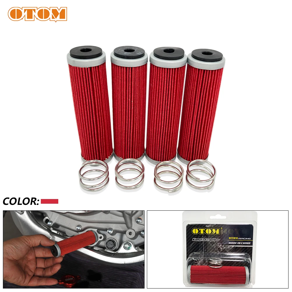 OTOM Motorrad Öl Filter Hohe Qualität Importiert Filtration Papier Für ZONGSHEN Motor NC RX3 KAYO Motoland BSE Megelli Asiawing