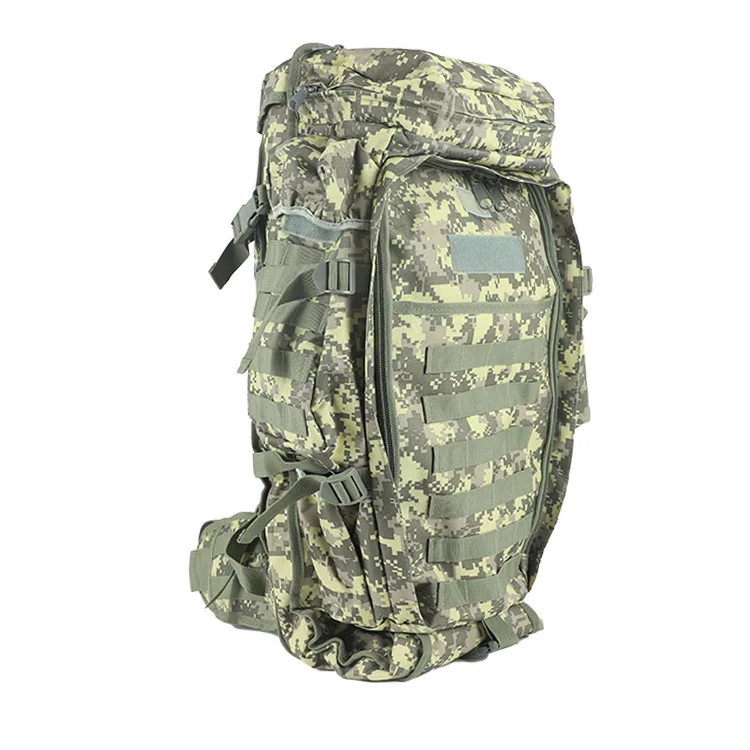 Men's and women's universal waterproof, large-capacity camouflage tactical backpack, sports bag, outdoor hiking bag, travel back