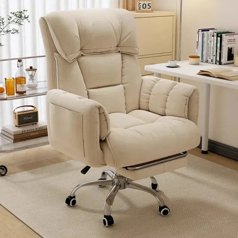 Relaxation Armchair Desk Wheel Office Chairs Computer Swivel Comfortable Gamer Rotating Lazy Chaise De Bureaux Luxury Furniture