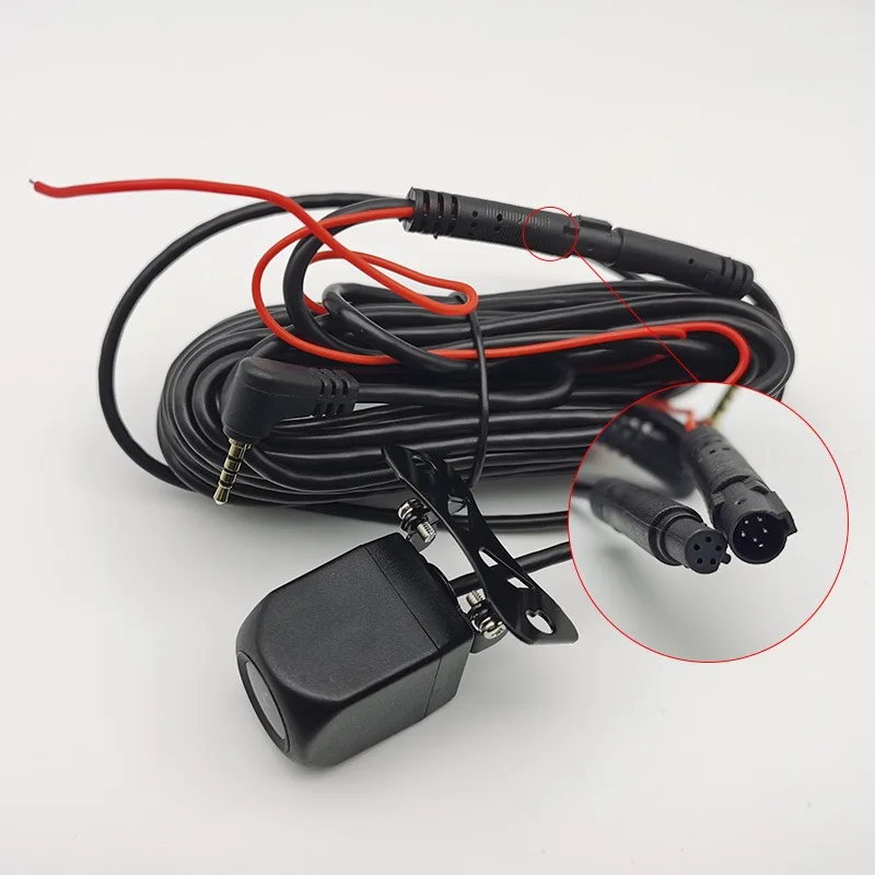 Streaming Recorder 5 pin HD Reverse 1080P rear recording photography head rearview mirror universal night vision rear image