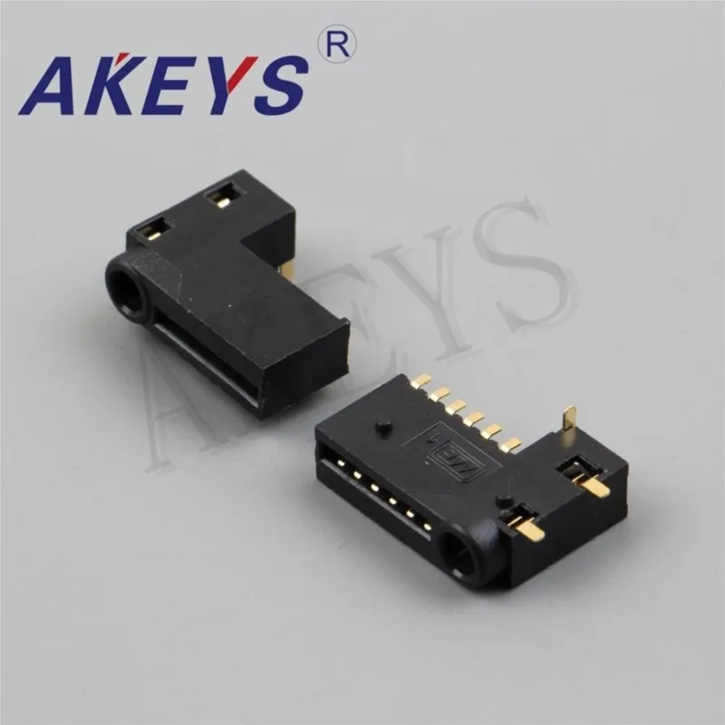 10 PCS PJ-348 3.5 Earphone Jack 9pin Paster 2 Fixed Pin Diameter 3.5mm Outlet Jack For Micro Usb Outlet