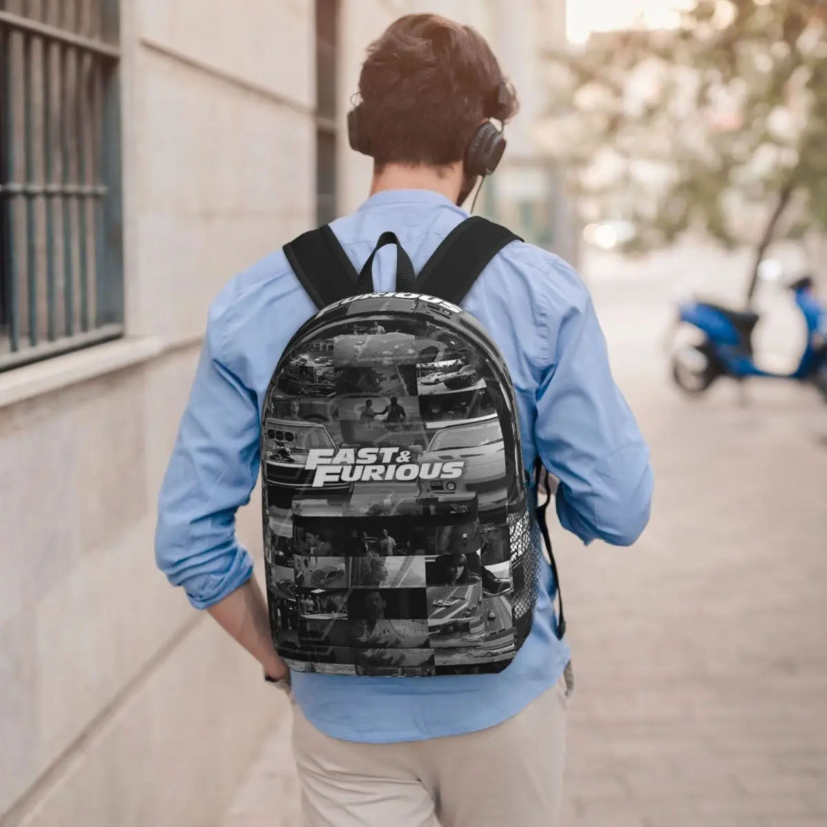 

Fast And Furious Is History Of Legend Backpack Boys Girls BookBag Children School Bag Laptop Shoulder Bags for Men Women
