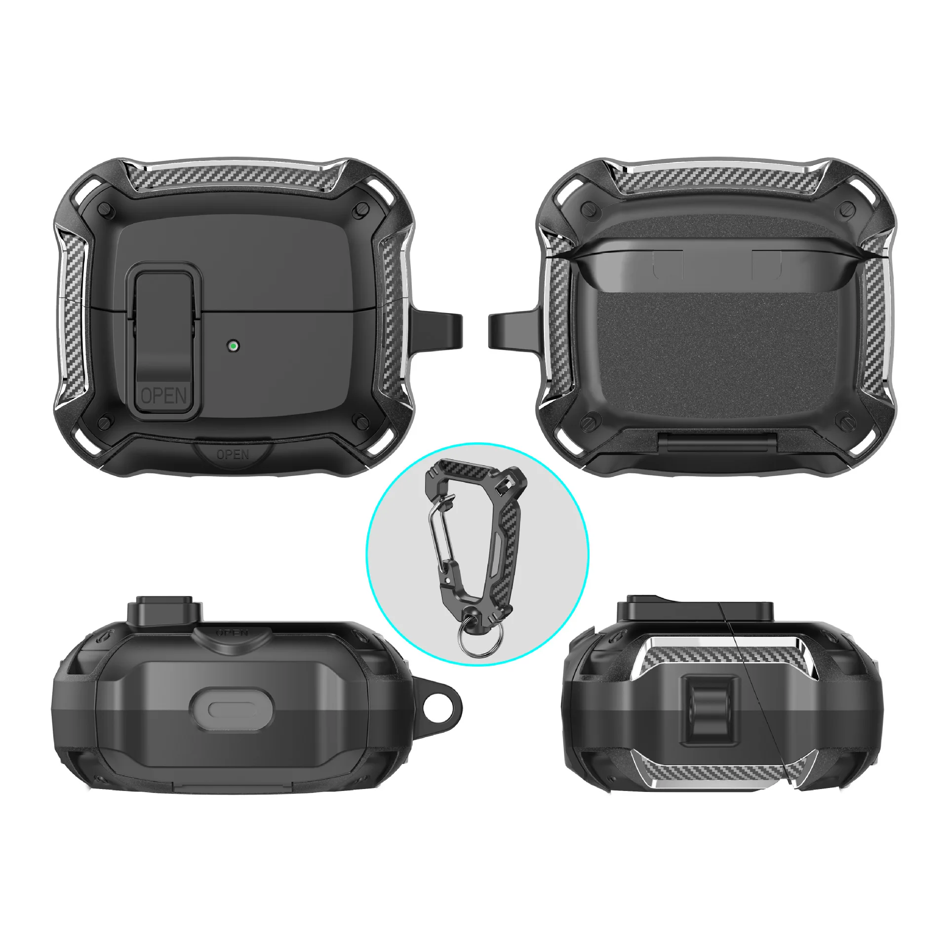 protective cover, new model Suitable for Samsung Galaxy Buds3/3Pro Bluetooth earphone case with switch bracket and anti drop