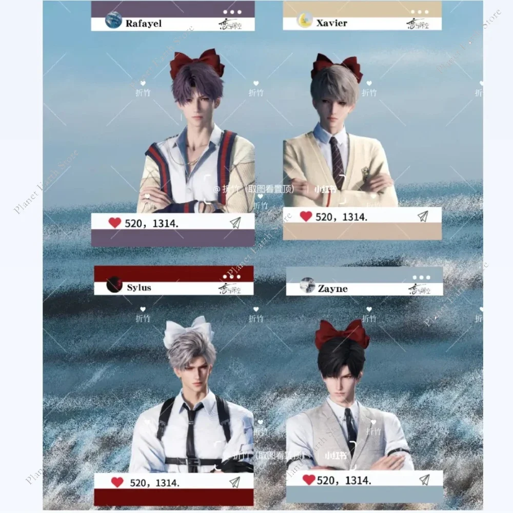 

Новая игра Love & Deepspace Zayne Sylus Rafayel Xavier аниме акриловая прозрачная карта Cospaly украшение для рабочего стола реквизит для фотосессии