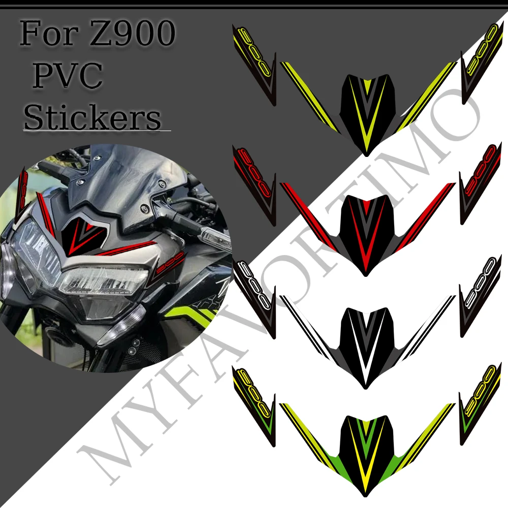 

For Kawasaki Z 900 Z900 Motorcycle Front Fairing Fender Stickers Decals Decorate 2015 2016 2017 2018 2019 2020 2021