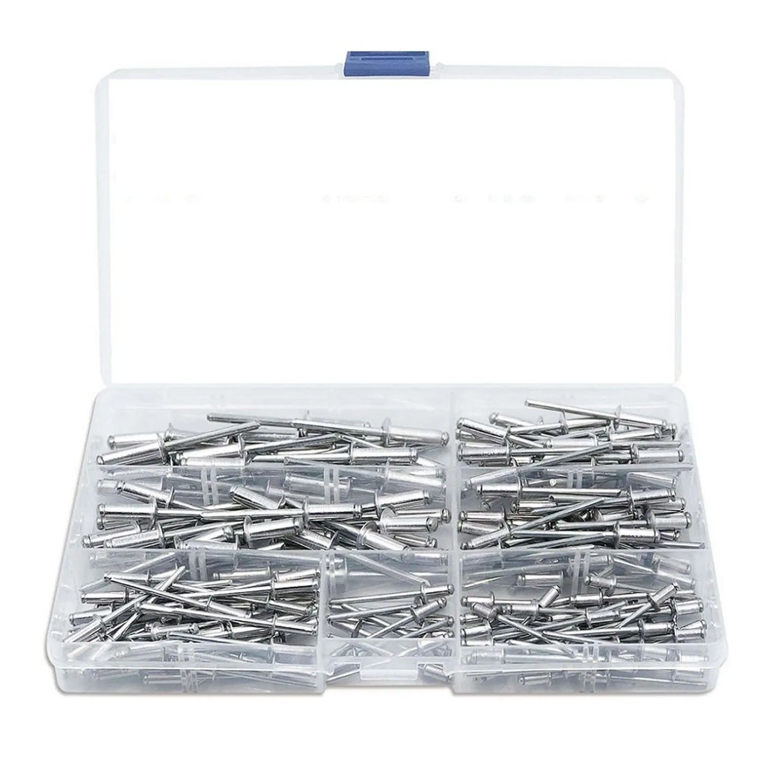 2221111 175pcs Rivet Set 6 Sizes Of Aluminum Blind Rivets Assorted Blind Rivets Pull-out Rivet Kit For HomeDIY PlumbingSystems