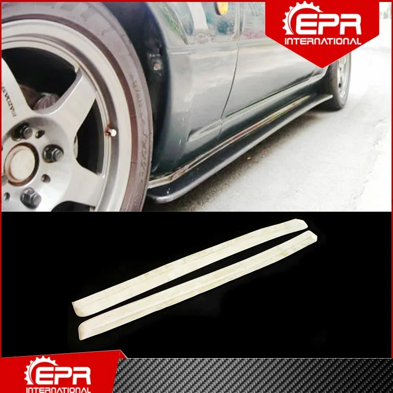 (Local in USA) For RX7 FD Feeds Style Glass Fiber Side Skirt Add On Trim Part RX7 FRP Side Skirt Bottom Plank FD Unpainted