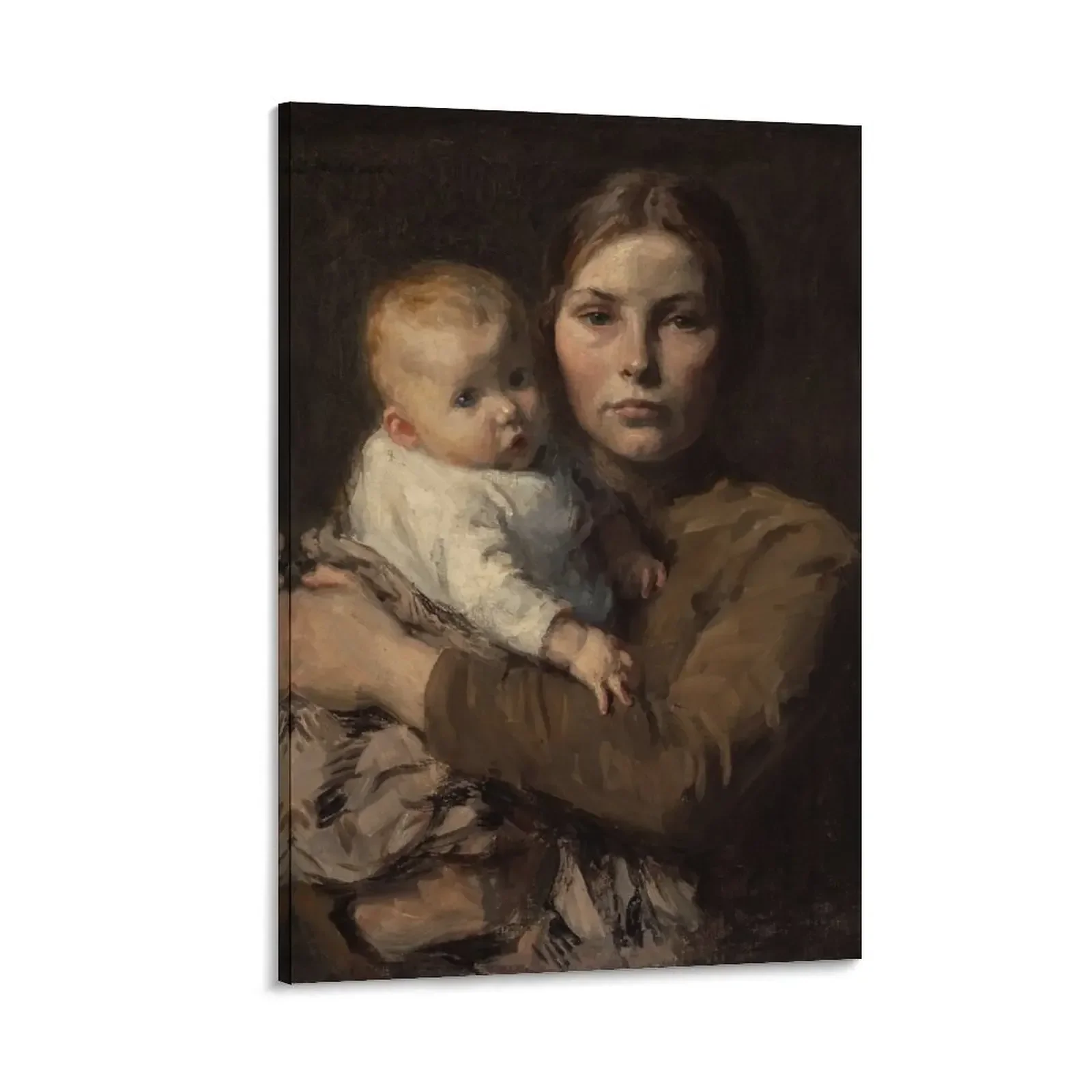 

Gari Melchers. Mother and Child, 1906. Canvas Painting wall decoration paintings home and decoration canvas wall decoration