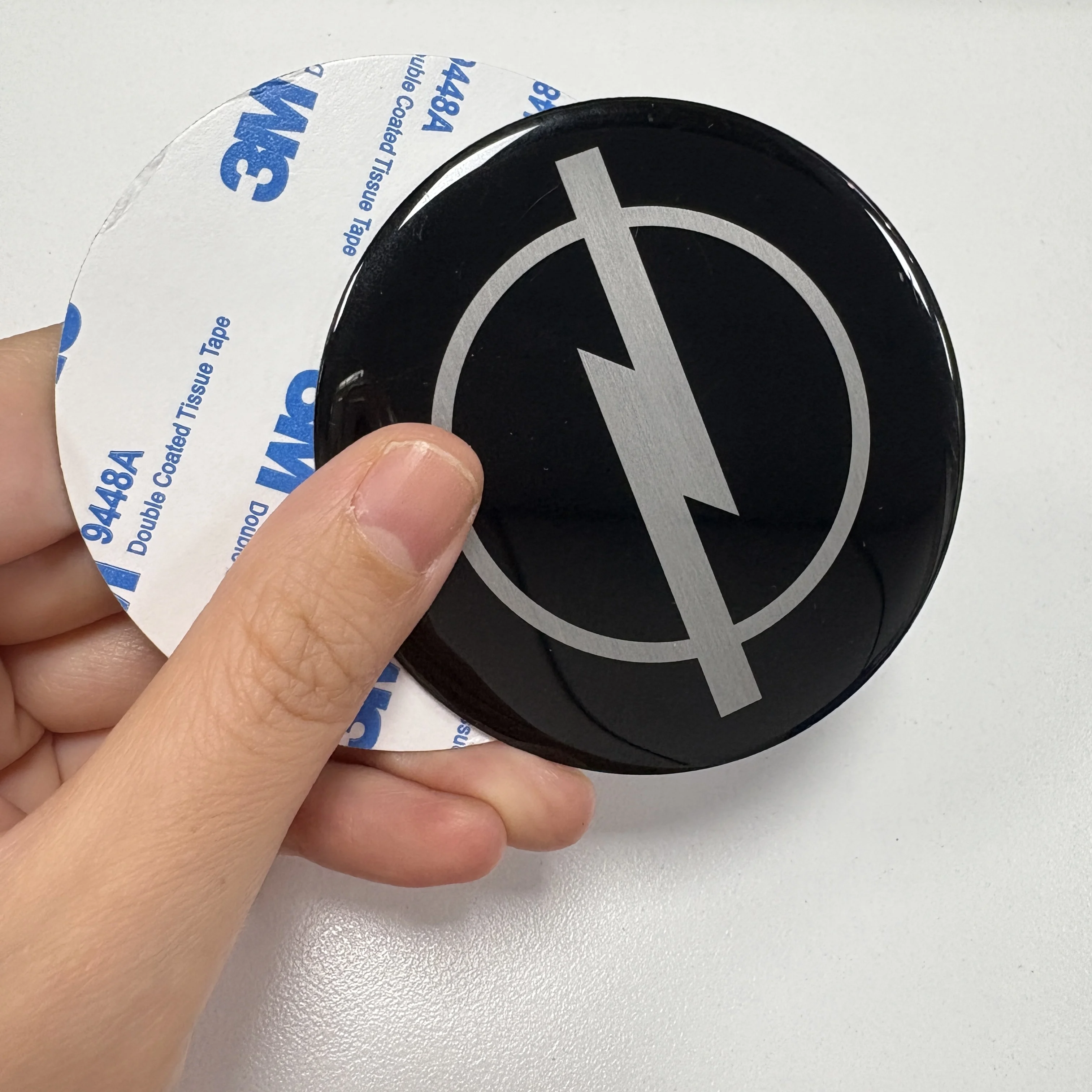 Opel Metallabzeichen-Emblem 70 mm / 73 mm gewölbt für Calibra, Cavalier, Astra GSI (optional)