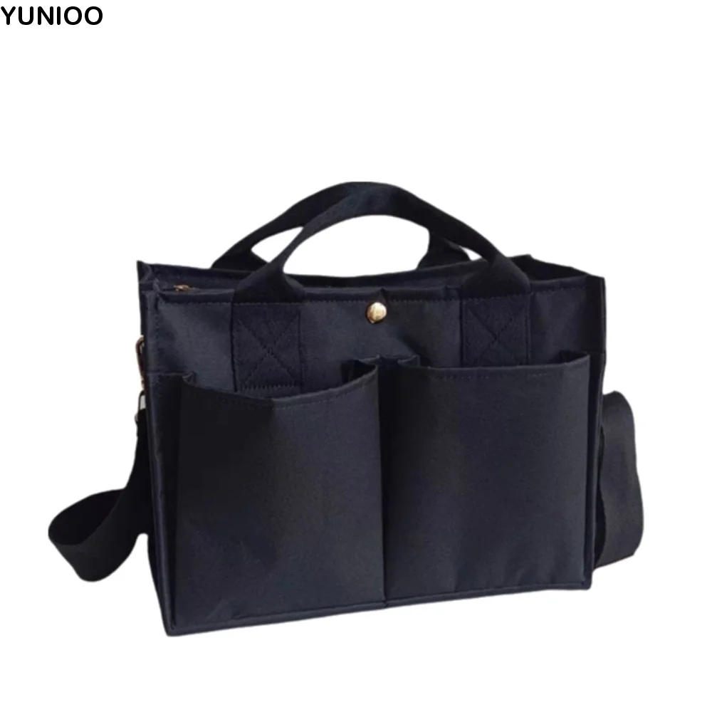 

Модная сумка-тоут в корейском стиле для мам с регулируемым плечевым ремнем, многофункциональная, из холщовой ткани, повседневная, для прогулок, сумка-мессенджер, уличная