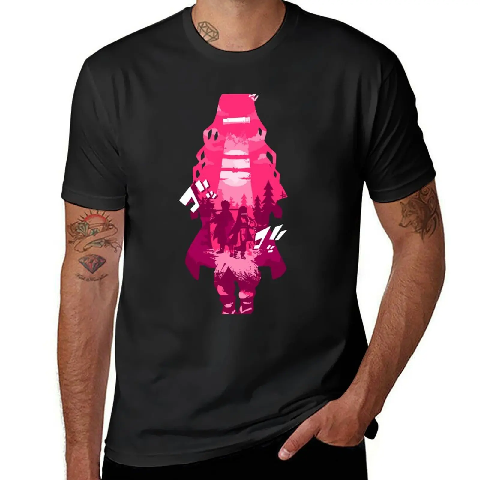 

the demon sister T-Shirt boys whites boys animal print blacks mens graphic t-shirts anime