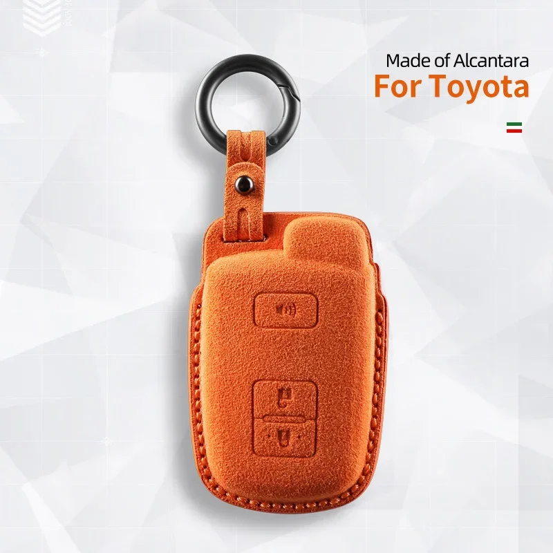 

3 Buttons Car Key Case Cover Keychain Holder For Toyota Camry Prius Land Cruiser Prado 150 Crown For Subaru Foreste XV