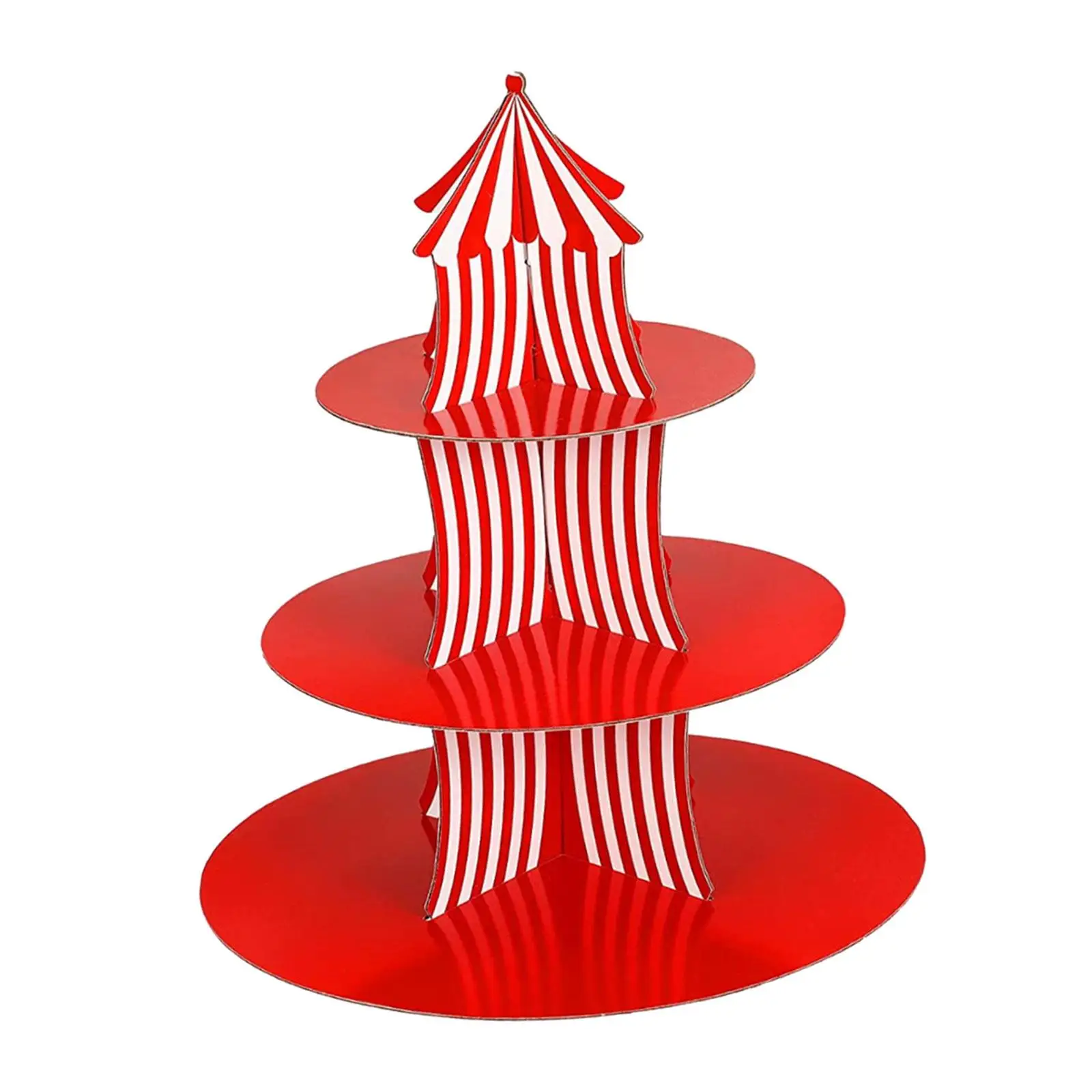Carnival Cupcake Stand Cupcake Pastry 3 Layer Desktop Dessert Candy Display