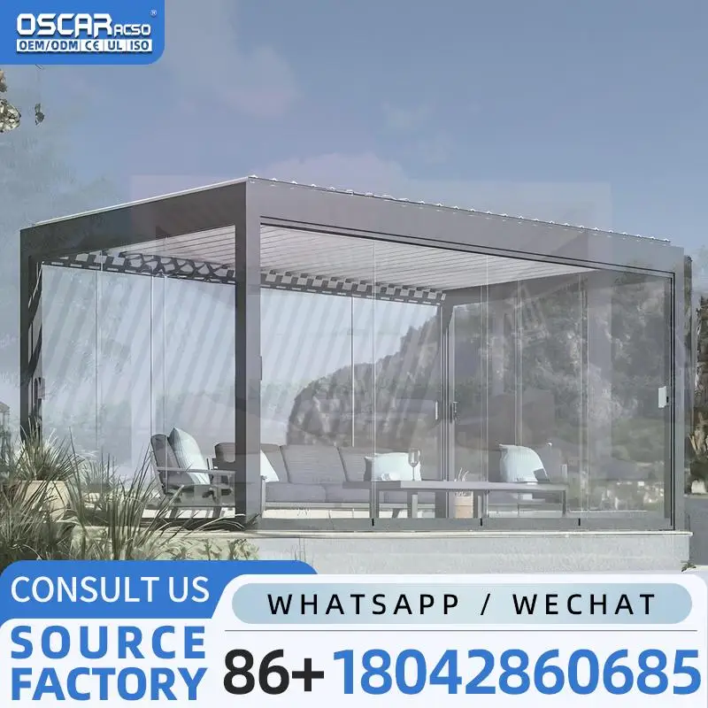 16x16 Feet Wall Mounted Create Perfect Outdoor Oasis Patio Shelter for Backyard Gallery pergola