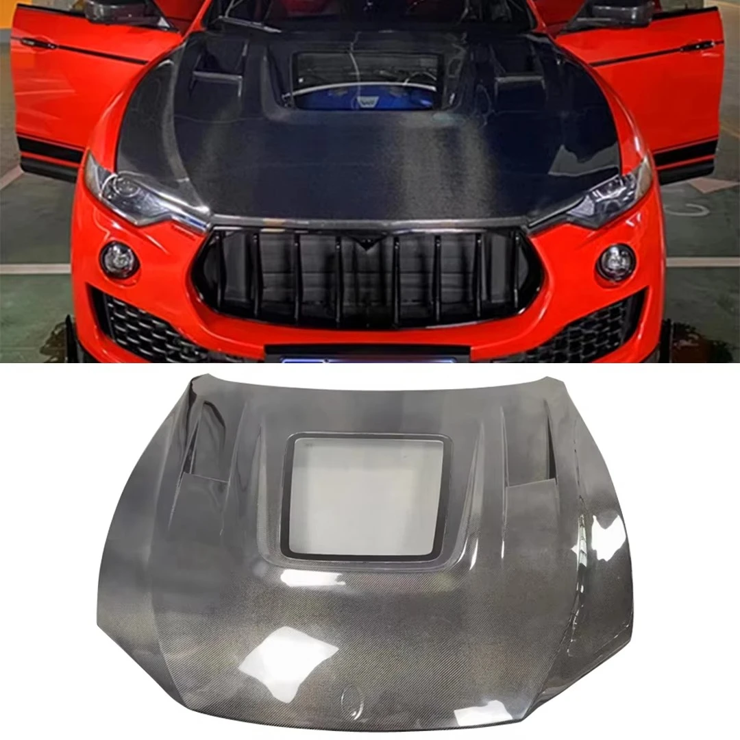 

Прозрачный капот из углеродного волокна Levante 2016-2021 гг.