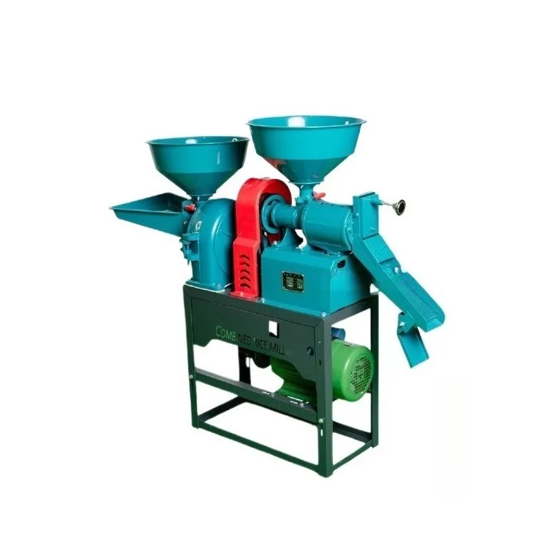 

Small household rice milling machine rice threshing and crushing integrated rice husking and peeling machine