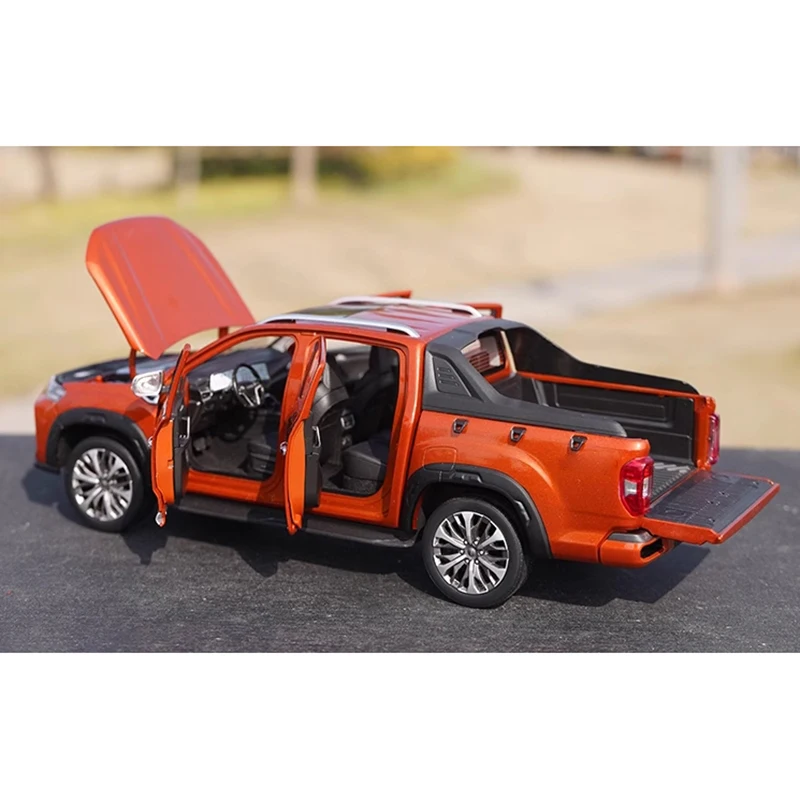 Diecast 1:18 Scale Niu MAXUS T90 Pickup modello di auto in lega prodotto finito simulazione collezione di giocattoli Display regalo