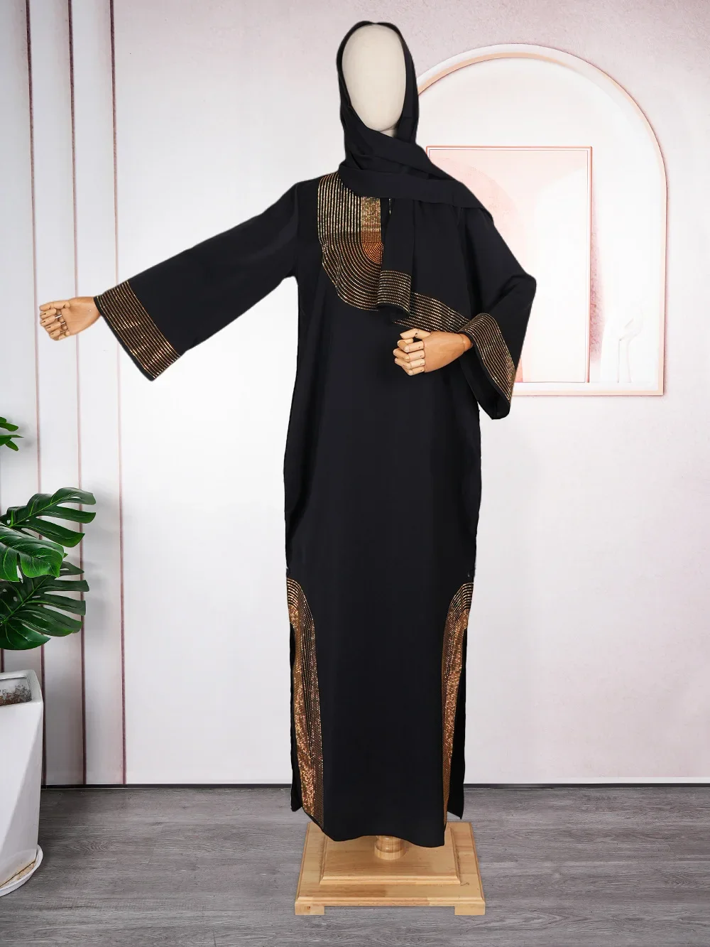 Abayas For Women Dubai Luxury African Muslim Fashion Dress Caftan Marocain Evening Party Dresses Boubou Robe Djellaba Femme 2024