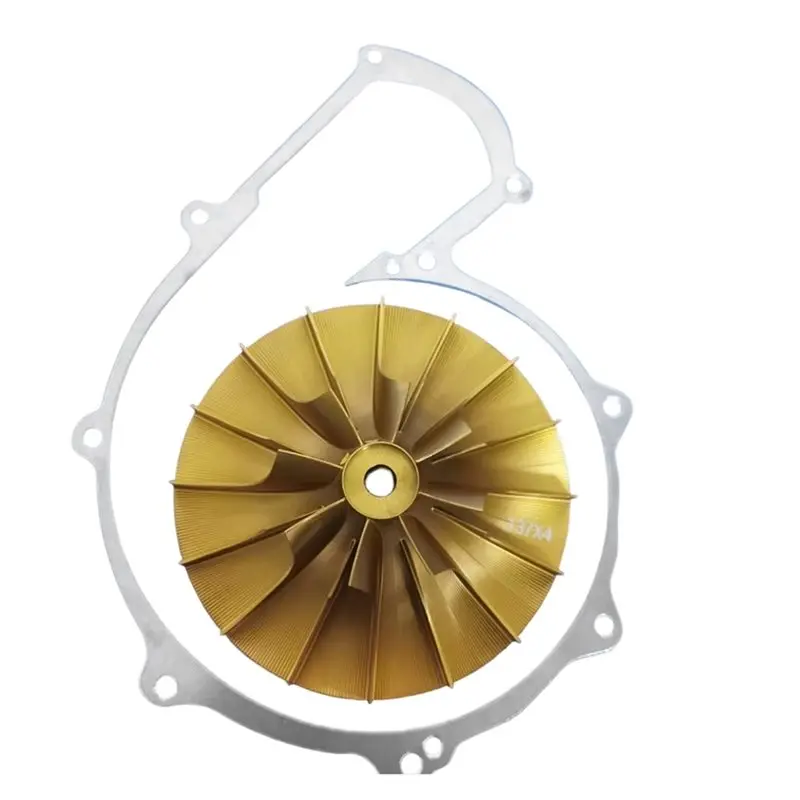 Supercharger Wheel 137Mmx4mm Impeller Easy Installation For Sea-Doo BRP 4-TEC 300 RXP RXT GTX