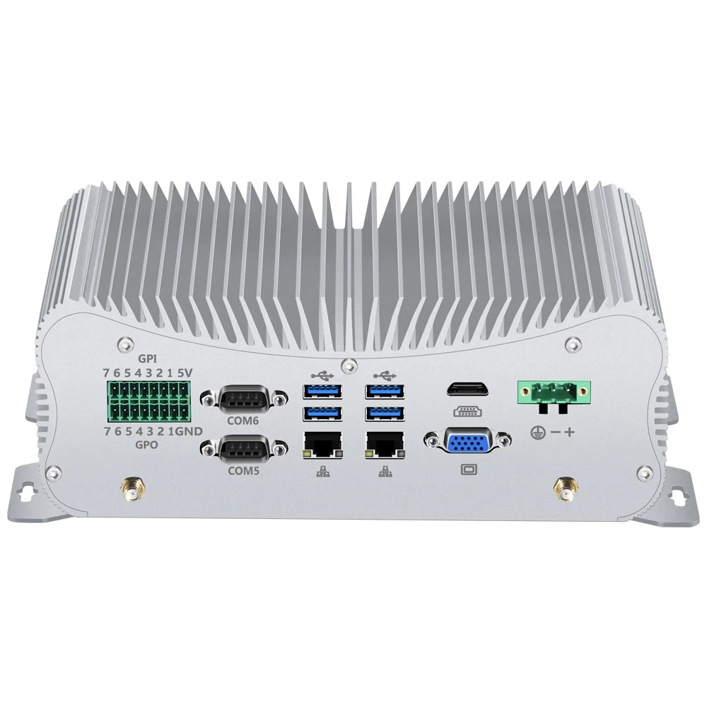 Imagem -06 - Mini Computador pc Fanless Industrial Dual Lan com Intel Core i7 10610u x Ddr4 Gpio Hdmi Suporta Windows 10 Linux