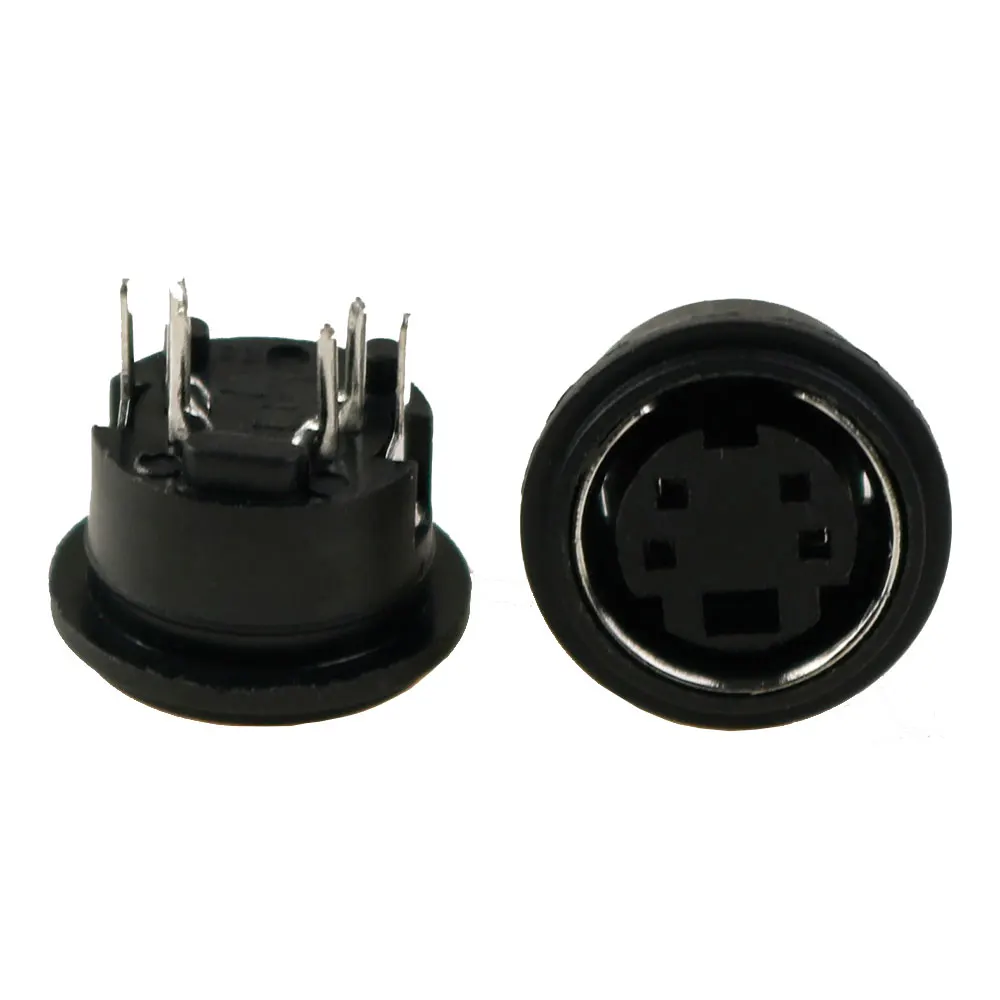 YUXI 1 stücke 4Pin 6Pin 8Pin 9Pin Din Buchse Stecker Jack Terminal PCB Chassis PC Computer Stecker