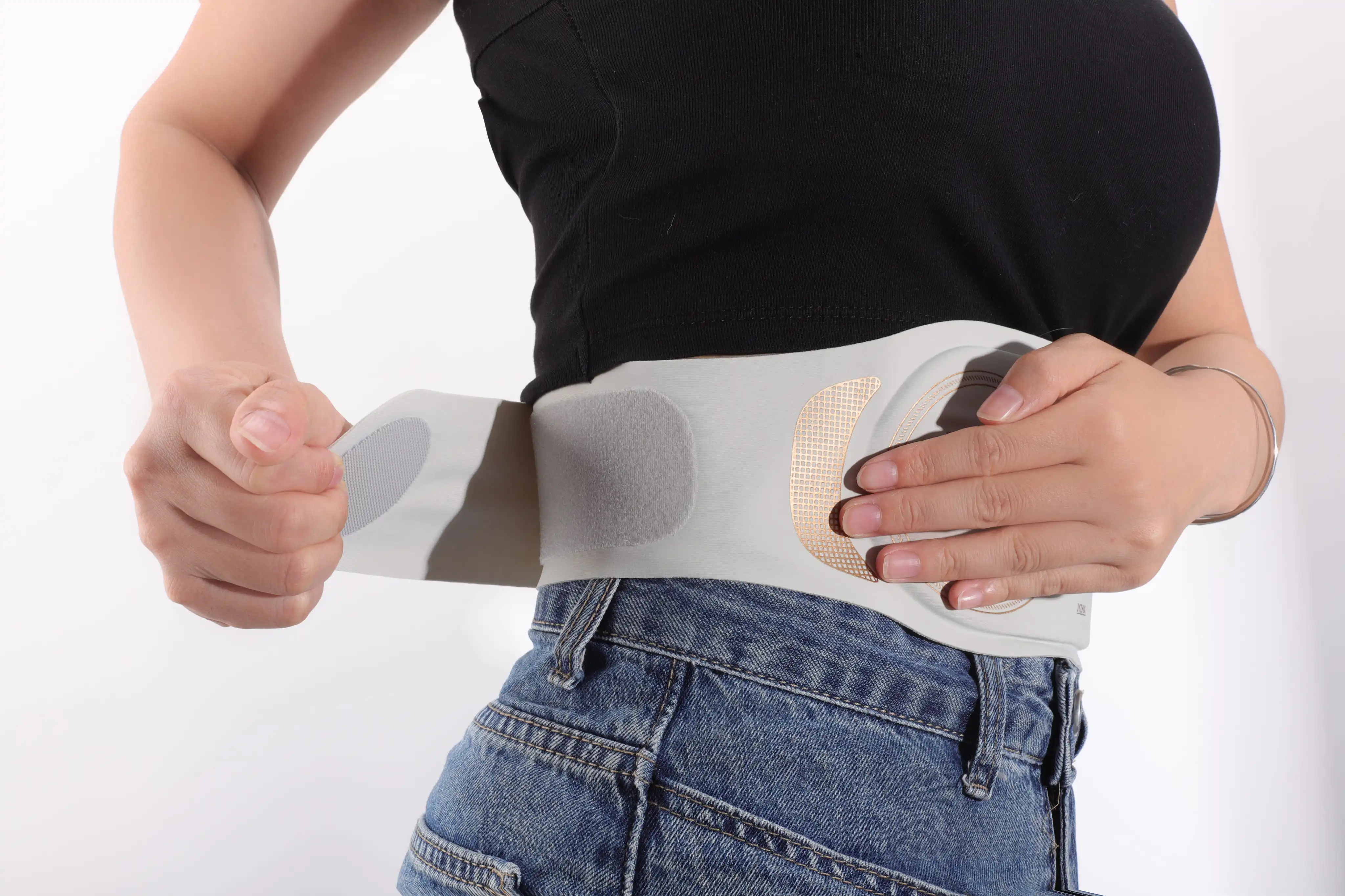 2026new Factory Cost EMS Waist and Abdominal Massage Band Waist Trainer Massage Belt X5 Wireless Charging Massage Belt