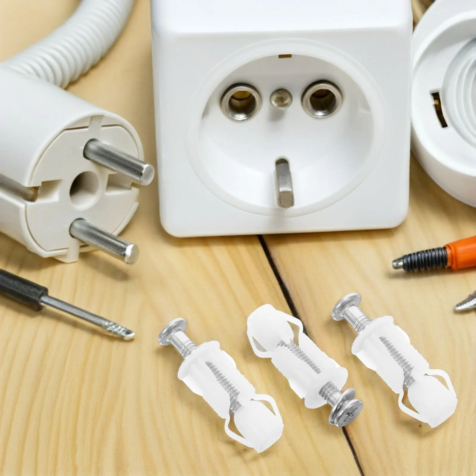 

Набор из 12 универсальных усиленных крепежных элементов для сиденья унитаза: нейлоновые и металлические распорные винты, замена болтов для крышки унитаза