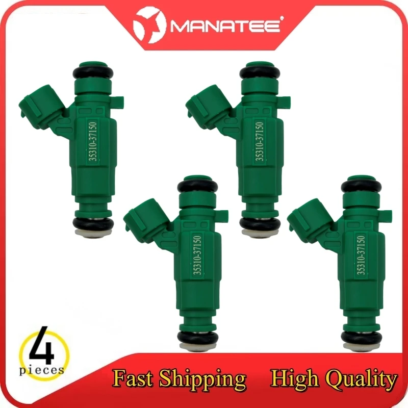 4​pcs Fuel Injectors For HYUNDAI ACCENT II 2000-2005 ATOS 2003-2010 COUPE II 2002-2009 ELANTRA III 2006 GETZ 2009 35310-37150