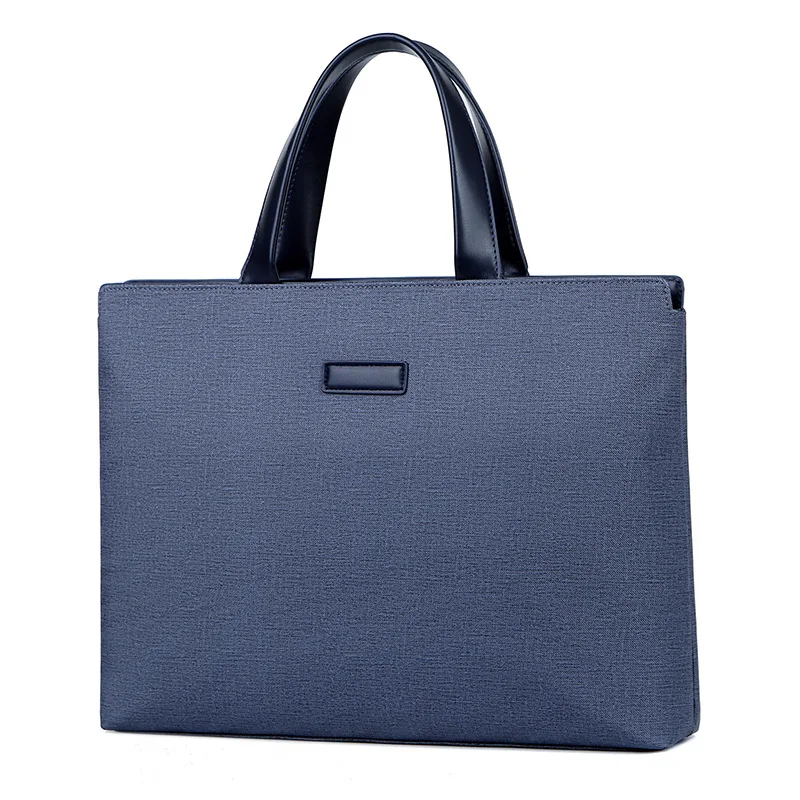 

New Men's Briefcase Bag Office Handbag PVC Business A4 Book File Employee Meeting Bag Laptop Bag for Women