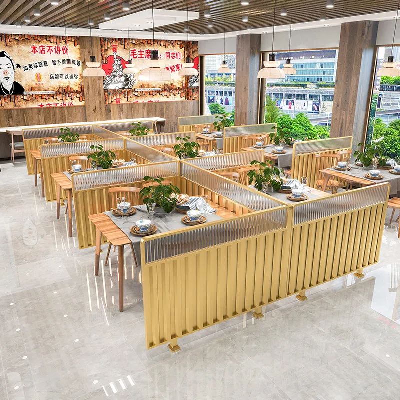 hot-pot-restaurant-changhong-verre-en-fer-forge-grille-barbecue-restaurant-cloison-allee-demi-bas-ecran-restaurant-stand-fenc