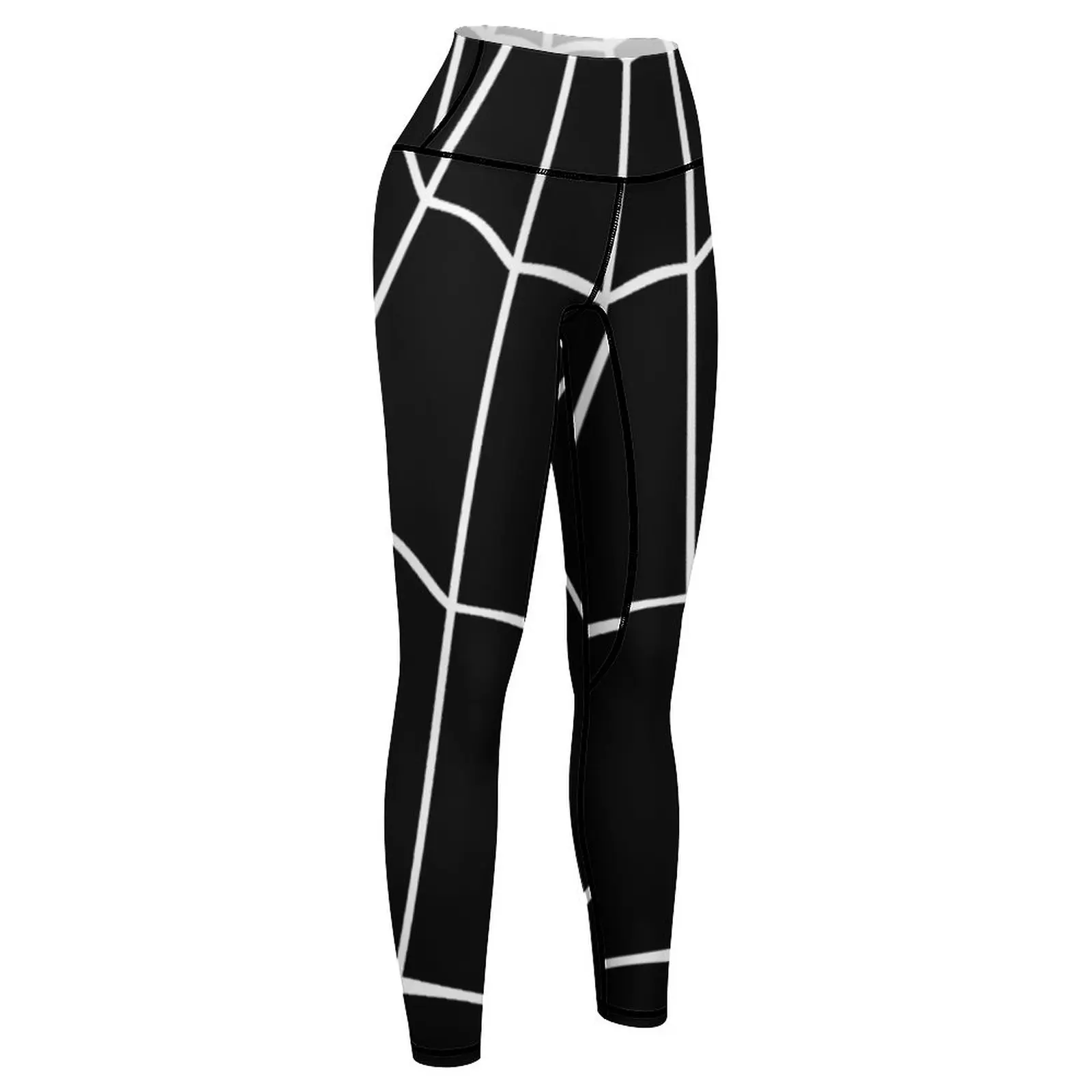 Spider Web - Black Leggings gym wear joggers for workout clothes for Womens Leggings