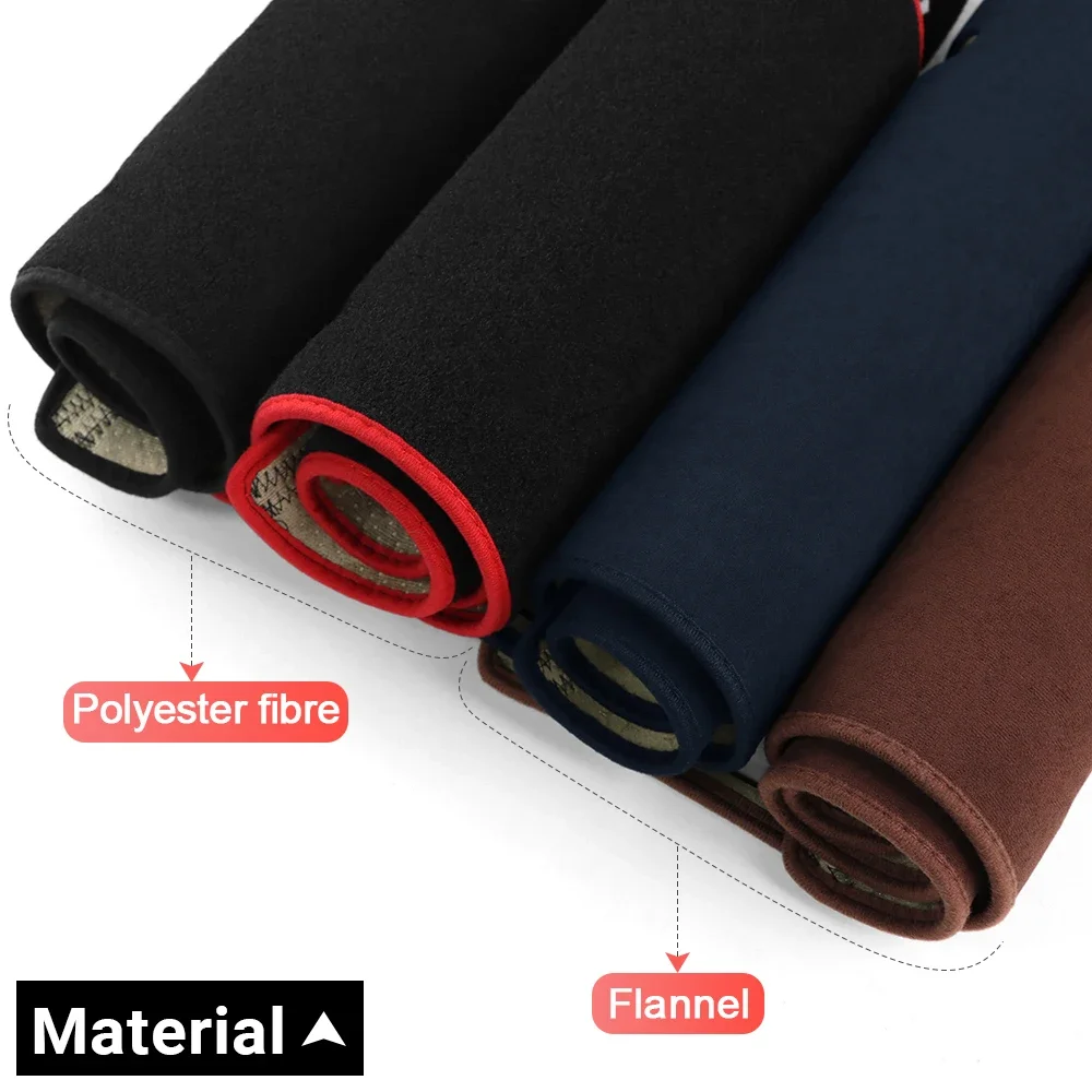 لمازدا 6 GH 2008-2012 2011 2010 2009 Atenza غطاء لوحة سيارة الشمس الظل تجنب حصيرة مضيئة لوحة أداة الوسادة الملحقات #4