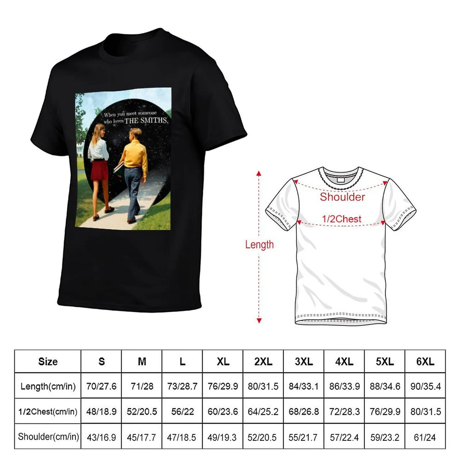The Smiths Portal to Another Dimension Print T-Shirt vintage clothes summer shirt oversized t shirts for men